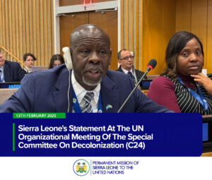 H.E. MR. SULAY MANAH-KPUKUMU . MINISTER PLENIPOTENTIARY