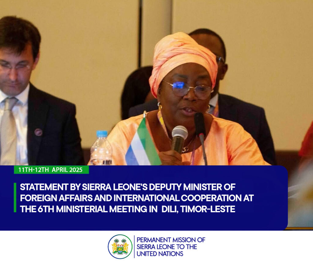 H.E. Mrs. Francess Piagie Alghali Deputy Minister Of Foreign Affairs And International Cooperation