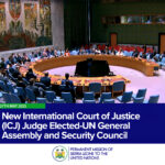 New International Court of Justice (ICJ) Judge Elected-UN General Assembly and Security Council