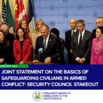 Joint Statement on the Basics of Safeguarding Civilians in Armed Conflict- Security Council Stakeout