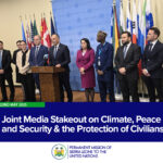 Joint Media Stakeout on Climate, Peace and Security
